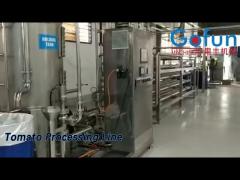 Water Recycle Tomato Processing Line 380V 1500T/D For Industrial