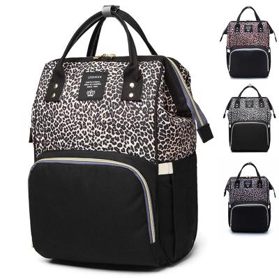 China 2022 Anti Theft Gray Waterproof Wet Maternity Designer Customize Logo Hospital Care Panaleras Mommy Travel Baby Nappy Diaper Bag Backpack for sale