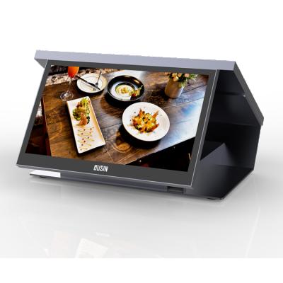 China New design stainless/aluminum touch screen dual pos system all in one heavy hardware pos terminal for suprermarkets restaurant retail store for sale