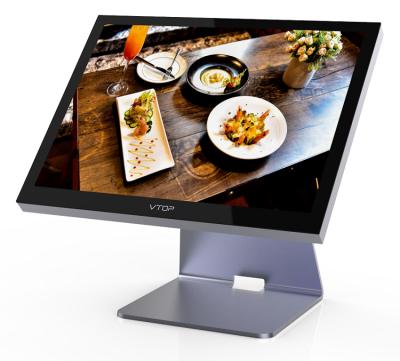 China New Cheap Stainless Steel+Glass Capacitive Touch POS System With Windows System / Android System for sale