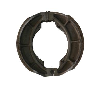 China Iron Drum Brake Shoes Asbestos Resins Motorbike Spare Parts for sale