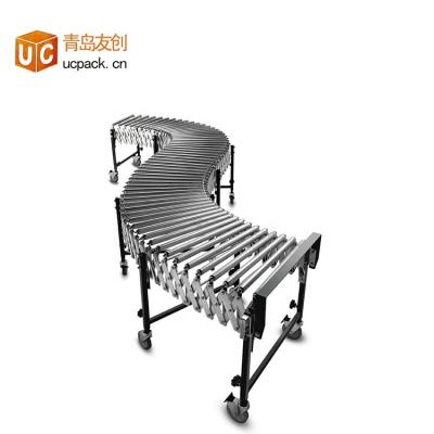 China China Factory Price Heat Resistant Portable Roller Conveyor Retractable Flexible Conveyor for sale