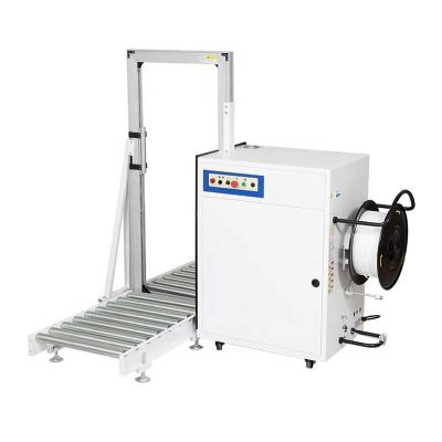 China UDB-103A Automatic Food PP Side Seal Strapping Machine With Free Roller Table for sale