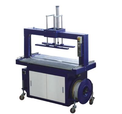 China High quality semi automatic food strapping machine with top press for carton in china for sale