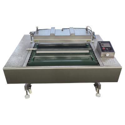 China Automatic Food Meat Seafood Vegetable Fruit Industry Vacuum Continuous Packing Machine For Products In Bag for sale