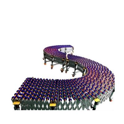 China Transport Goods Skid Wheel Gravity Conveyor Gravity Conveyor System Flexible Expandable Assembly Line for sale