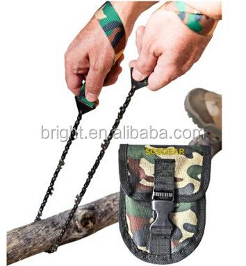 China Outdoor Accessories Pocket Chainsaw For Survival Strong Survival Stainless Steel Pocket Chainsaw For Emergency for sale