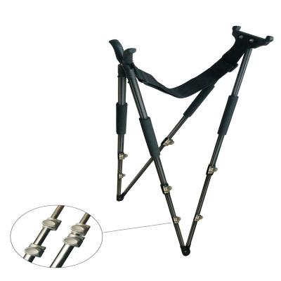 China Aluminum Alloy Support 4 Shooting Stick Aluminum Shooting Legs Hunting for sale