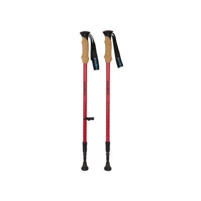 China Cork Outdoor Sport Alpenstock Nordic Aluminum Carbon Pole Trekking Hiking Rods for sale