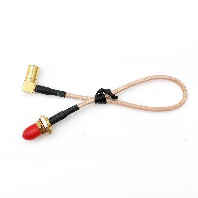 China 50Î © Elbow Male to Female Wifi GPS 4G Antenna Extension Cable Adapter Antenna SMA Coaxial Cable for sale