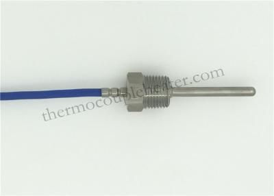 Chine RDT portative de thermocouple, RDT à vis de sonde de température du fil Pt100 du silicium 3 à vendre