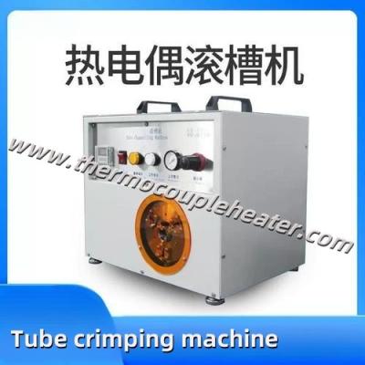 China Thermocouple Production Equipment SS Tube Automatic Groove Rolling Machine for sale