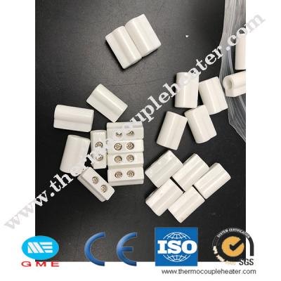 China steatite Housing Ceramic Terminal Block For Tubular Flexible Heater for sale