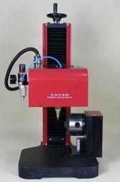 China WINDOWS Operating 150W Pneumatic Metal Marking Machine for sale