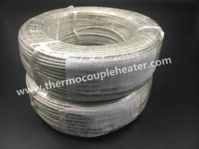 China High Temperature Cable Fiberglass Insulated With Stainless Steel Mesh Protection for sale