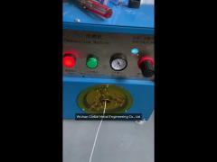 thermocouple production equipment ss tube automatic groove rolling machine