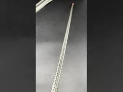 Flexible tubular heater, square section 6x6mm