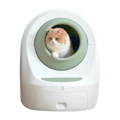 China POP viable DUCK Unique Design Pet Luxury large Smart Cat Toilet Self Cleaning Automatic Cat Litter Box for sale