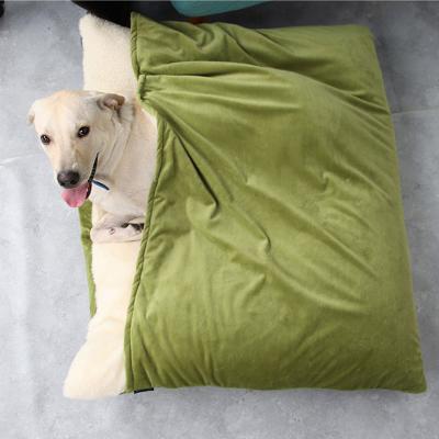 China POP DUCK Luxury Cute Kuranda Pet Closed Warm Colorful Dog Sleeping Bed Breathable Washable Winter Sleeping Bag for sale