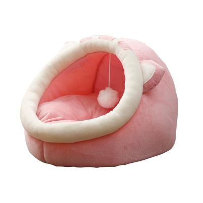 China Breathable Cute Pet Bed Breathable DUCK Shape Fun DUCK Shape Princess Dog Pet Hairball Cotton Rope Cat Bed for sale