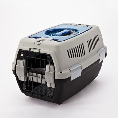 China POP DUCK Traveling Outdoor Breathable Pet Airbox Dog Carrier Car Travel Cat Carriers Box for sale