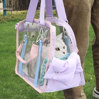 China Best Breathable Fashion DUCK Portable Travel Pet Convenient Carrier Bag Home For Dog Cat for sale