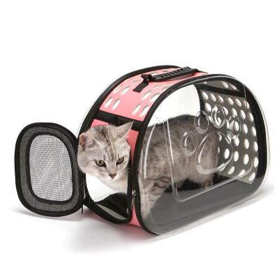 China Wholesale Breathable Cat Backpack Dog DUCK POP DUCK Pet Travel Foldable Luxury Transparent Carriers Bag for sale