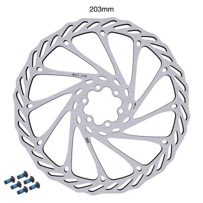 China Durable Bicycle Brake Rotors Steel 160mm/180mm/203mm MTB Road Bike Disc Brake Rotor for sale