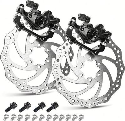 China Durable MTB Disc Brake Set  Mechanical/Hydraulic Disc Brake Kit MTB Front & Rear Disc Brake Caliper with 160mm Rotor, Bicycle parts for sale