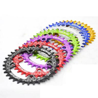 China BMX Good Deckas 104BCD Round Narrow Wide Chainring MTB Mountain bike bicycle 104BCD 32T 34T 36T 38T crankset Tooth plate Parts for sale