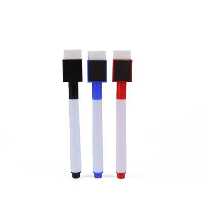 China Smoothly Writing Magnetic Color Dry Erase Markers Whiteboard Marker with Erasers for School and Office for sale