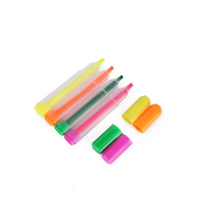 China office & School Markers Office School Stationery Products Private Label Fluorescent Marker Pen Colorful Highlighter Bar for sale