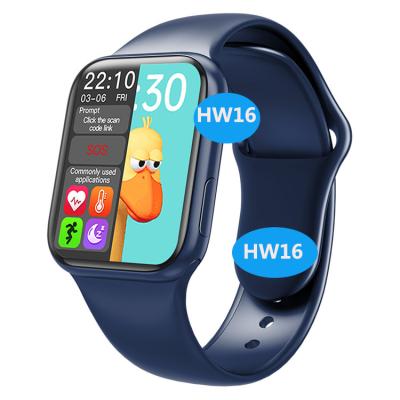 China Wifi 2021 smartwatch 2021 smartwatch HW16 1.75inch dial BT call 44mm reloj watches PK custom iwo w46 w26 hw12 hw22 W34 AK76 for sale