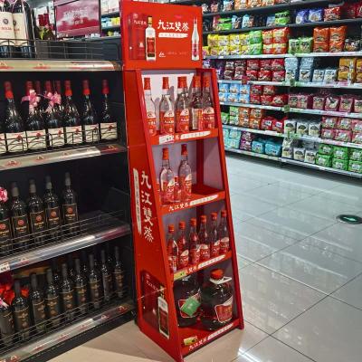 China Single Sided SMD Led Display Screen Supermarket Merchandise Shelf for sale