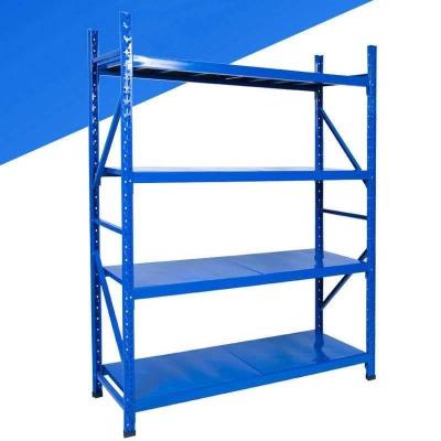 China Mingju Manufacturing Factory 200KG Layer Powder Corrosion Protection Coated Light Duty Metal Warehouse Storage Rack Shelf for sale