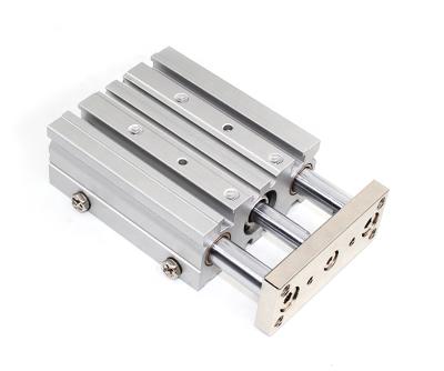 China Smc Type 3 Axis Compact Pneumatic Cylinder Slide Bearing Mgpm Serie Position Guide Cylinder Three Position for sale