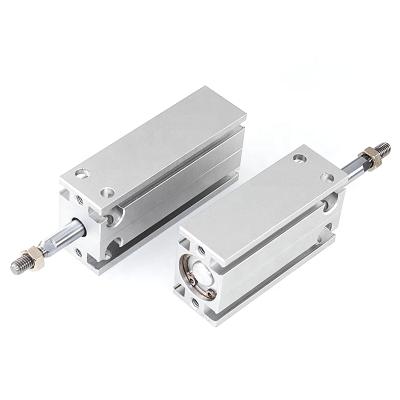 China Hotels Small Installation Pneumatic Micro Cylinder MD/CU/CDU Compact Cylinder Freestanding Double Acting With Magnetic Adjustable for sale