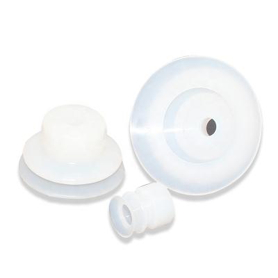 China Hotels Two Layers Vacuum Pad Big Suction Silica Gel Vacuum Suction Cup for sale