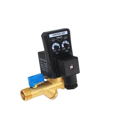 China General China Manufacture Electronic Timer 220V Automatic Condensate Drain Solenoid Valve Suit For Compressor Tank Filter And Dryer for sale