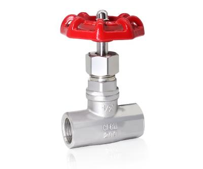 China CF8M 304 Stainless Steel Thread Internal Stop Valve General Valve Manual Switch for sale