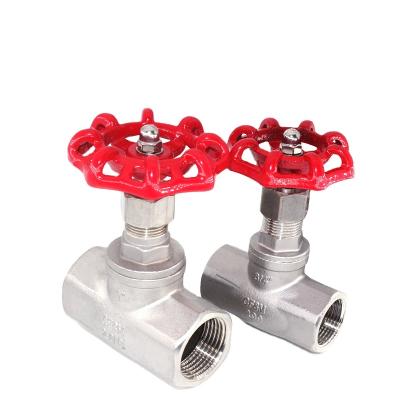 China CF8M 304 Stainless Steel Thread Internal Stop Valve General Valve Manual Switch for sale