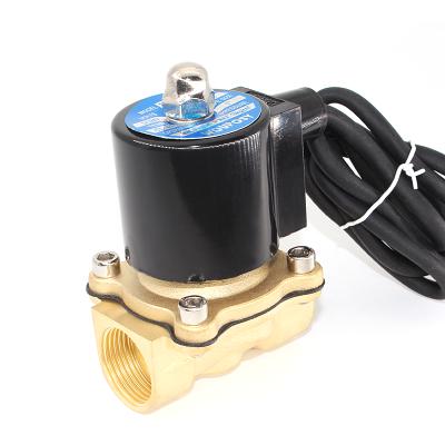 China General IP66 Grade AC220V DC24V DC12V Waterproof Two Way Brass Water Valve Waterproof Solenoid Valve for sale