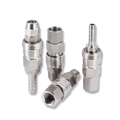 China Hotels C Self Locking Metal Pneumatic Components Quick Connector SM P.M. Pneumatic Fittings China Manufacturer Air Fit PP for sale