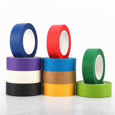 China Widely Good Use Adhesive Paint And Wide Crepe Tape Abro Spray Tape For Car Painting Maskingtape for sale