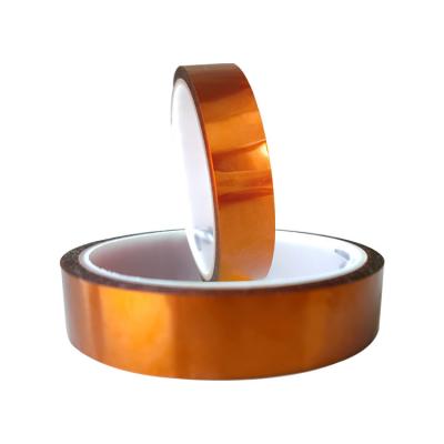 China Gold Finger Amber Color High Temperature Heat Esd PI Resistant MASKING Tape for sale