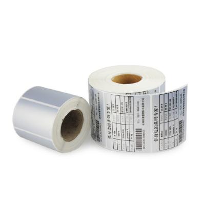 China Waterproof Hot Sale White Heat Sensitive Paper Self Adhesive Label Sticker Roll for sale