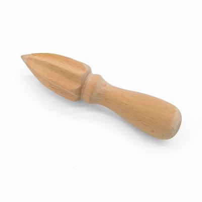 China Eco-friendly European Beech Wood Lemon Squeezer for sale