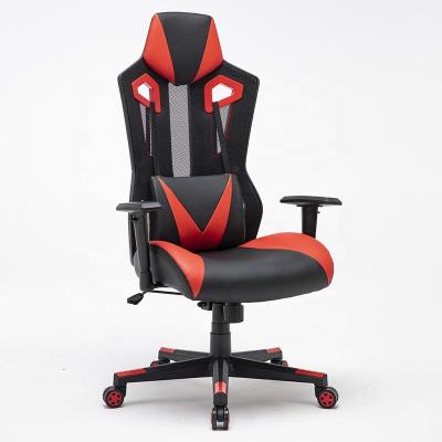 China New Style PU Mesh Computer Gamer Chair Ergonomic Swivel Gaming Chair Convertible Desk for sale