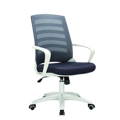 China (Size) Mesh Chairs Ergonomic Adjustable Staff White Adjustable Chair in Office for sale