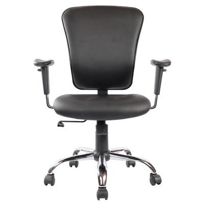 China Revolving (Height) PU Leather Adjustable Swivel Office Conference Chairs Ergonomic Computer Chairs With Chromed Base for sale